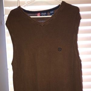 Vintage Oversized Grandpa “Chaps” Sweater Vest